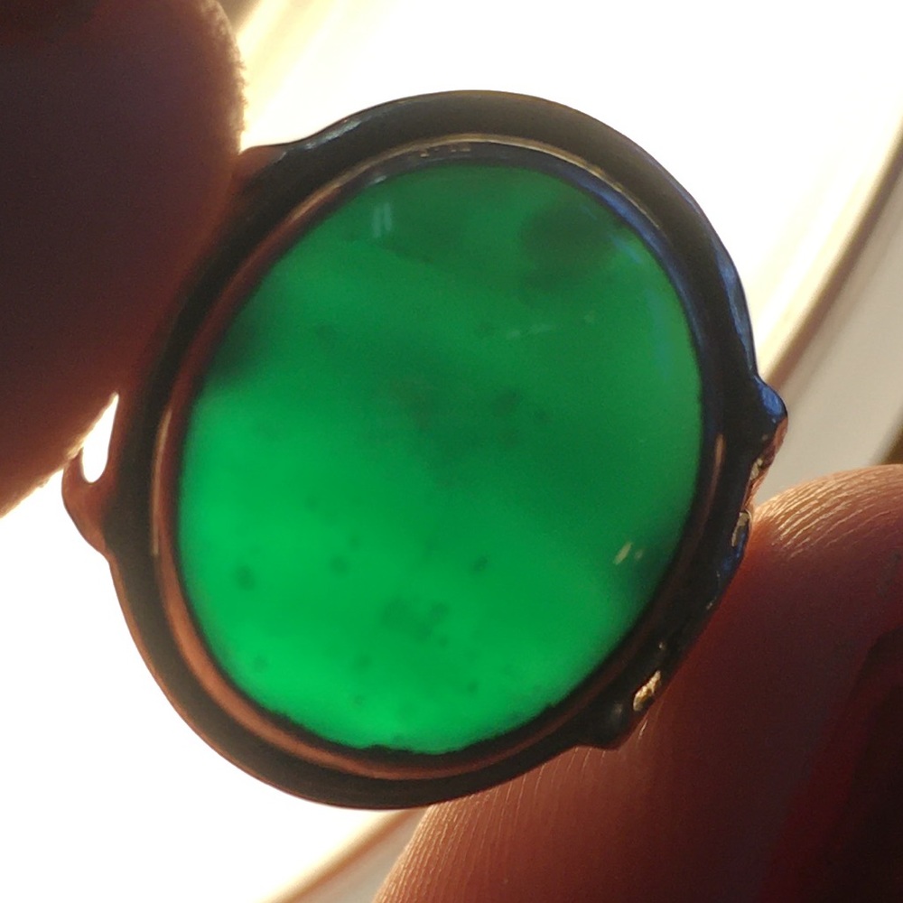 Chalcedony Sterling Silver Ring - image 3